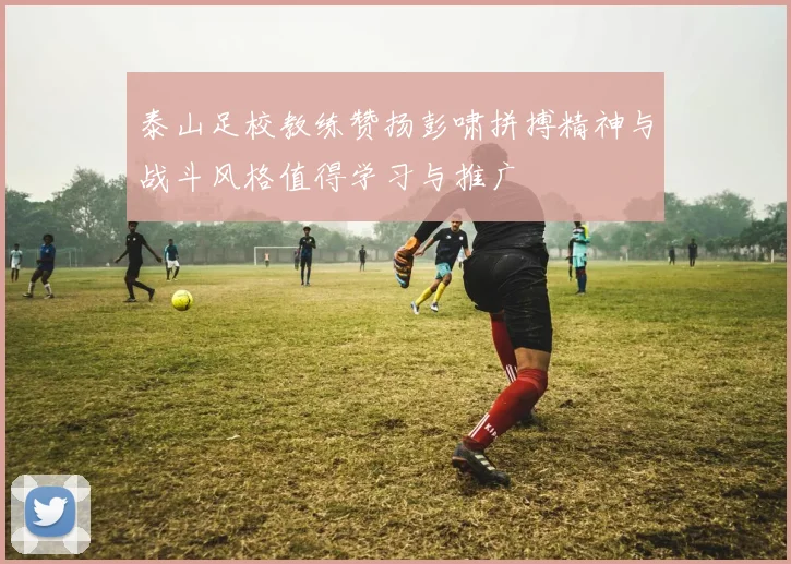 泰山足校教练赞扬彭啸拼搏精神与战斗风格值得学习与推广